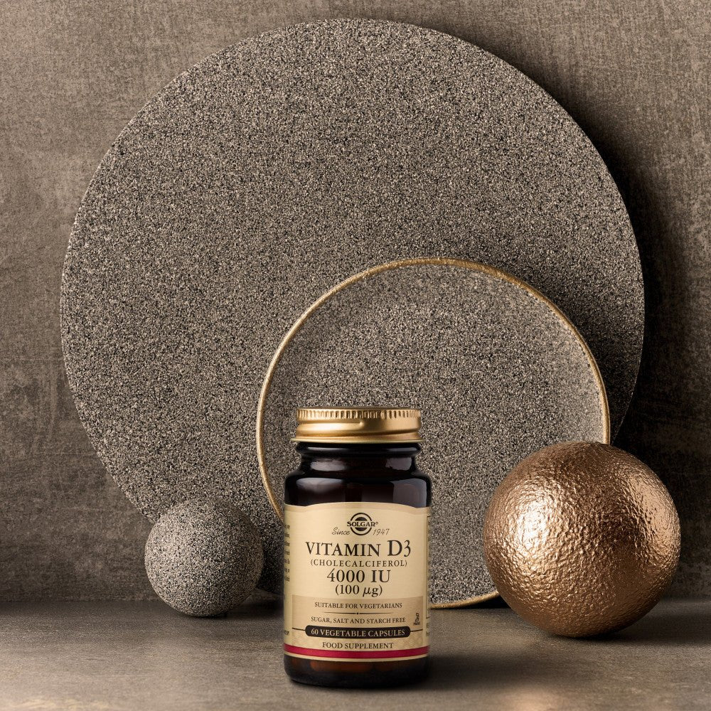 Solgar® Vitamin D3 (Cholecalciferol) 4000 IU (100 µg) Vegetable Capsules - Pack of 60 - Belgravia Wellness