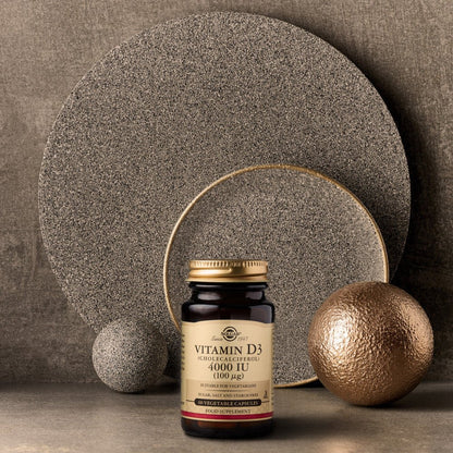 Solgar® Vitamin D3 (Cholecalciferol) 4000 IU (100 µg) Vegetable Capsules - Pack of 60 - Belgravia Wellness