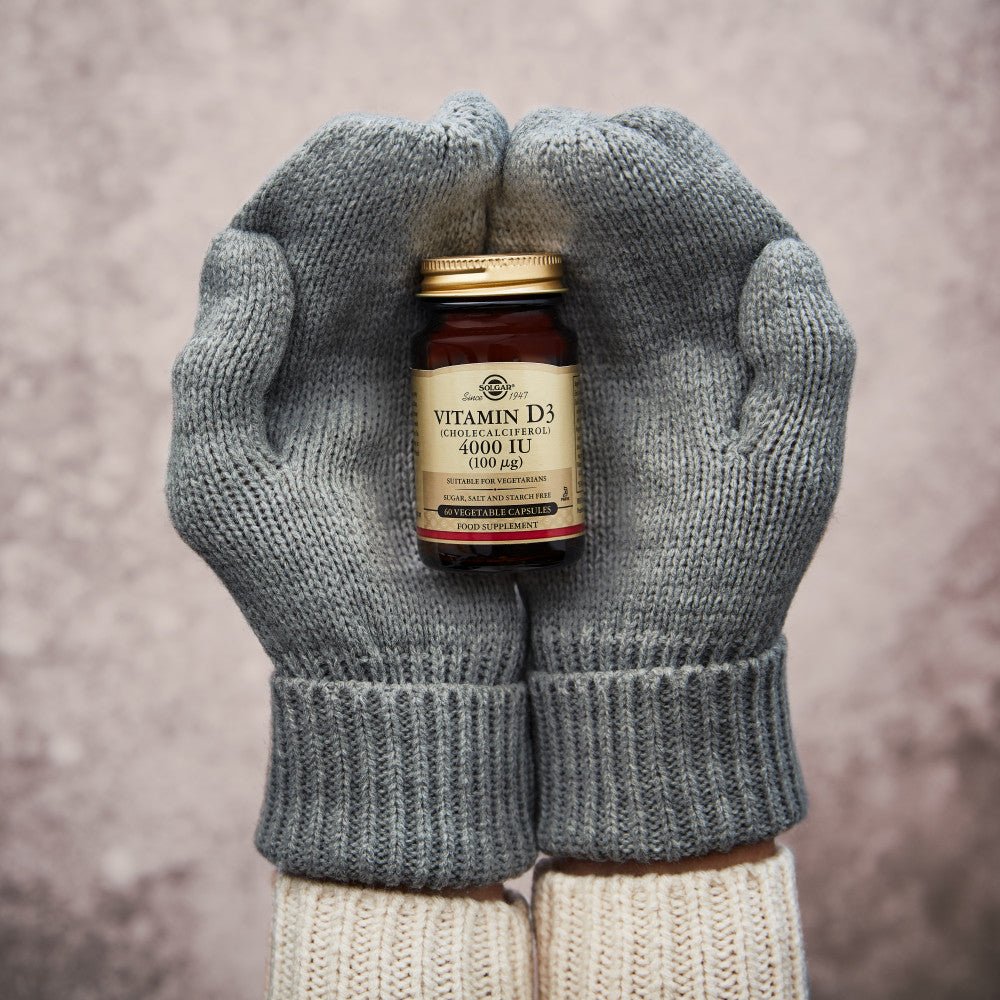 Solgar® Vitamin D3 (Cholecalciferol) 4000 IU (100 µg) Vegetable Capsules - Pack of 60 - Belgravia Wellness