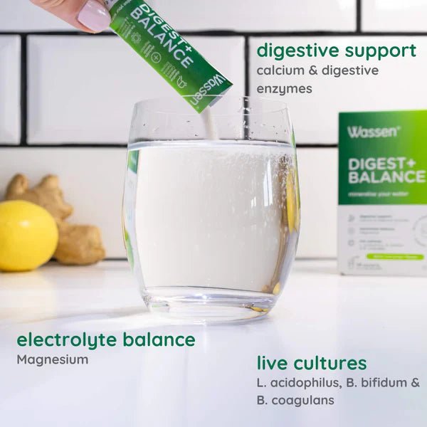 Wassen Drinkables - Digest + Balance - Belgravia Health