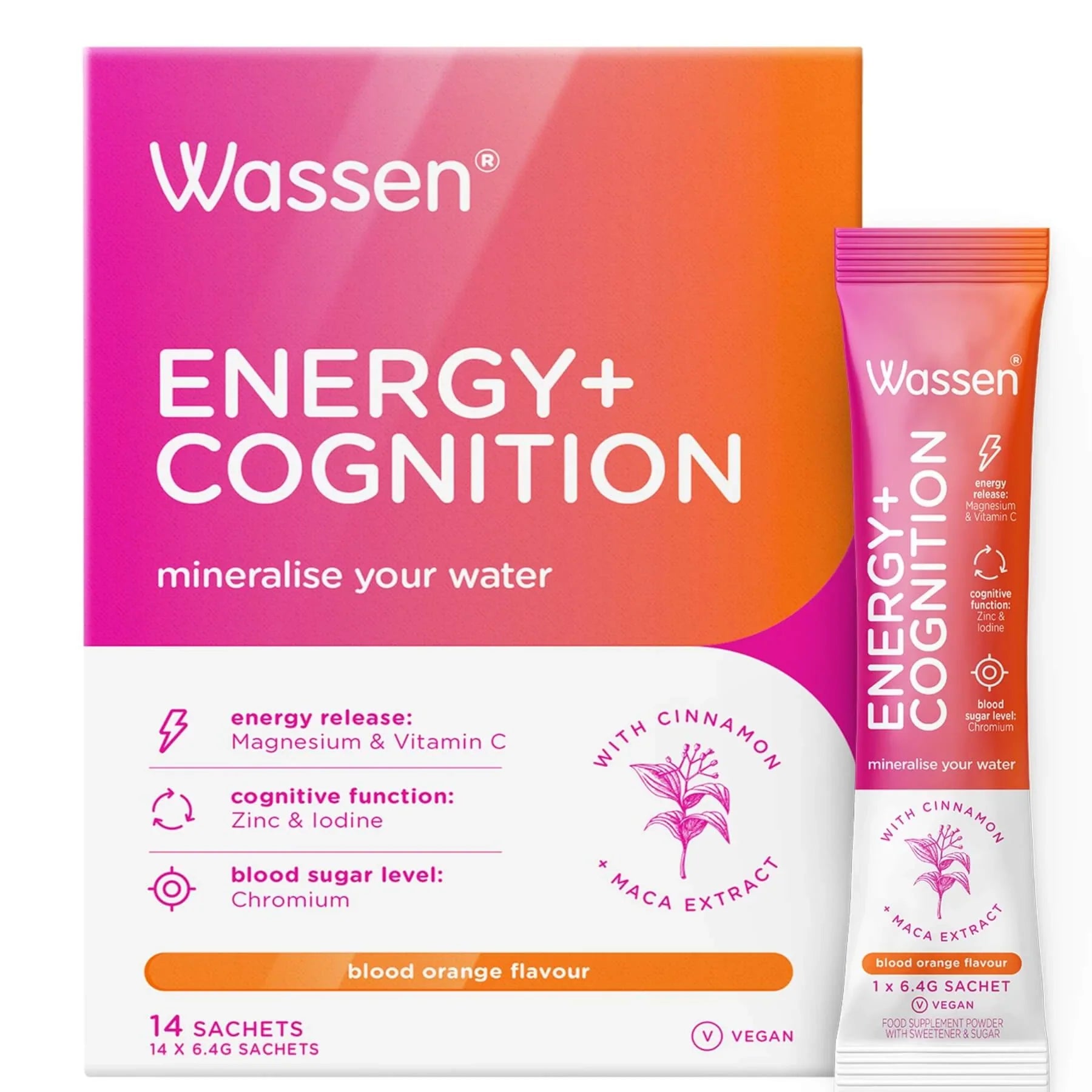 Wassen Drinkables - Energy + Cognition - Belgravia Health