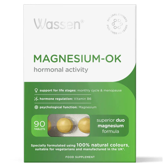 Wassen Magnesium - Ok Tablets 90's - Belgravia Health